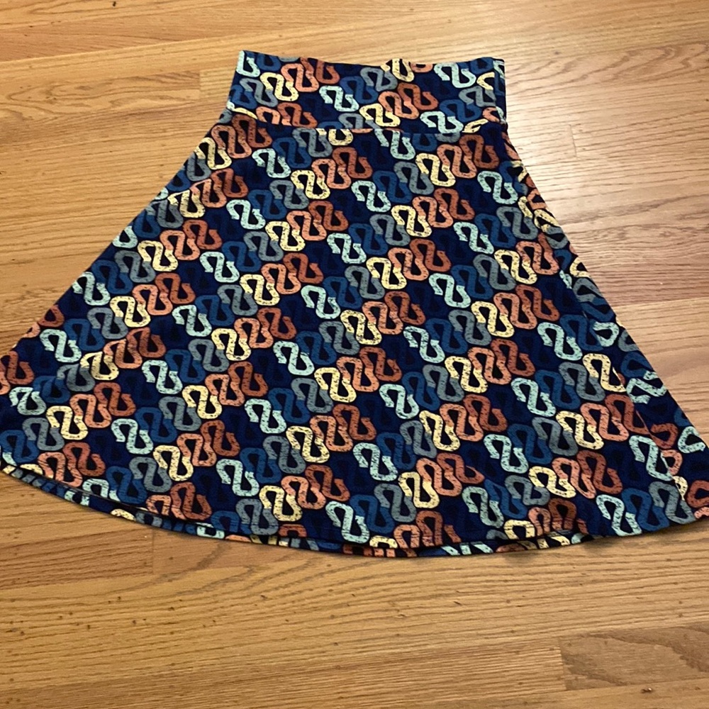 Lularoe a-line midi skirt size large